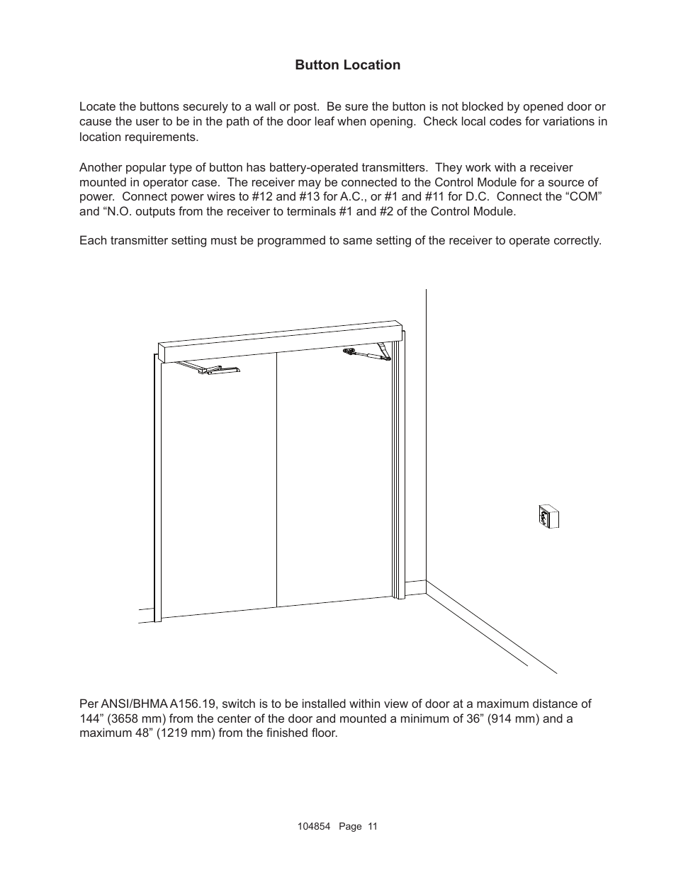 Detex AO19-3 User Manual | Page 11 / 12