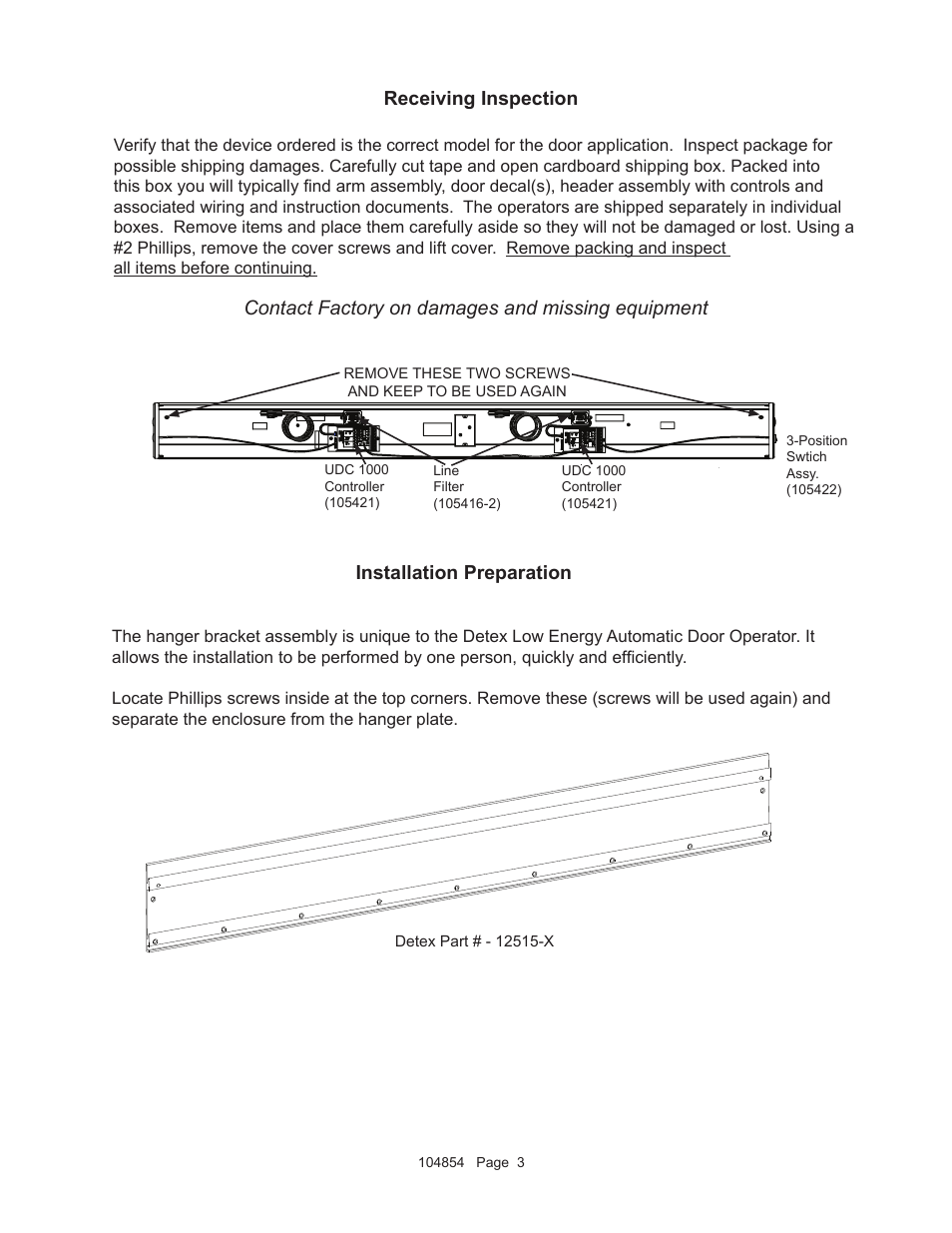 Detex AO19-3 User Manual | Page 3 / 12