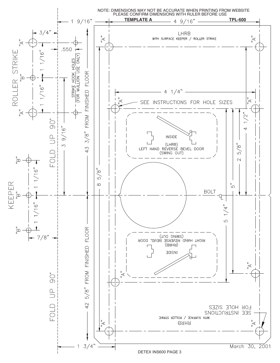 Detex ECL-600 User Manual | Page 3 / 4