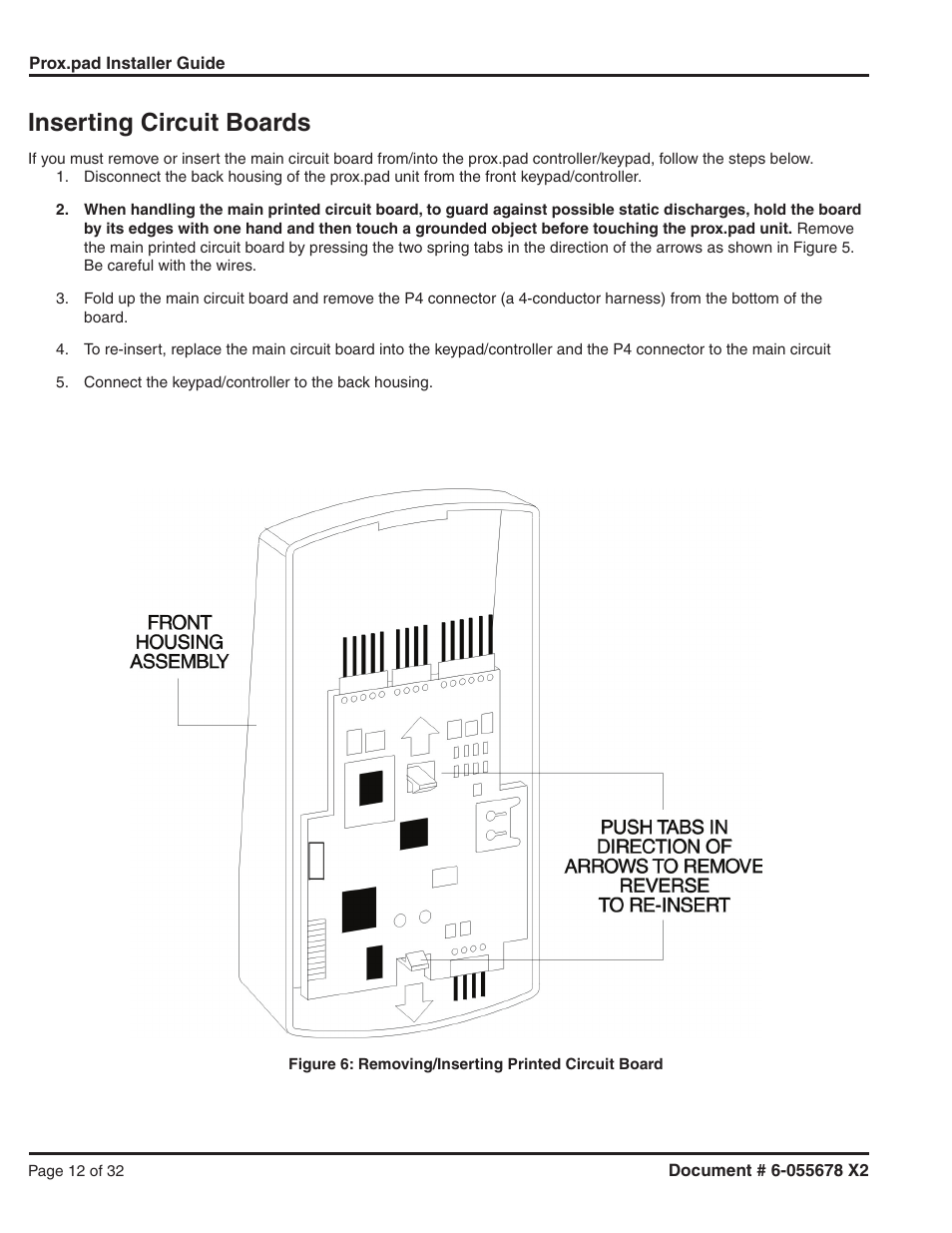 Inserting circuit boards | Detex DTX-2300 User Manual | Page 12 / 32