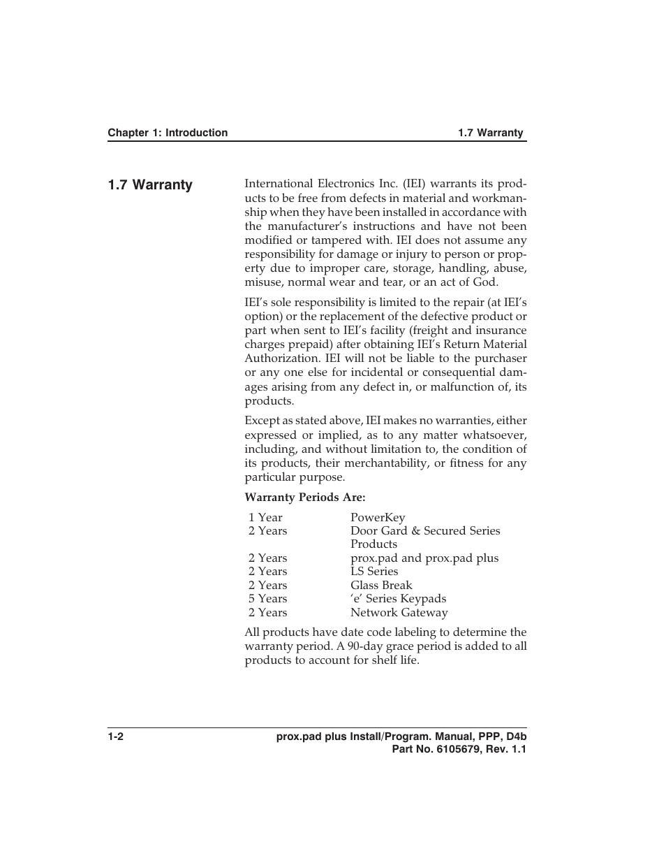 Detex DTX-4300 User Manual | Page 10 / 112