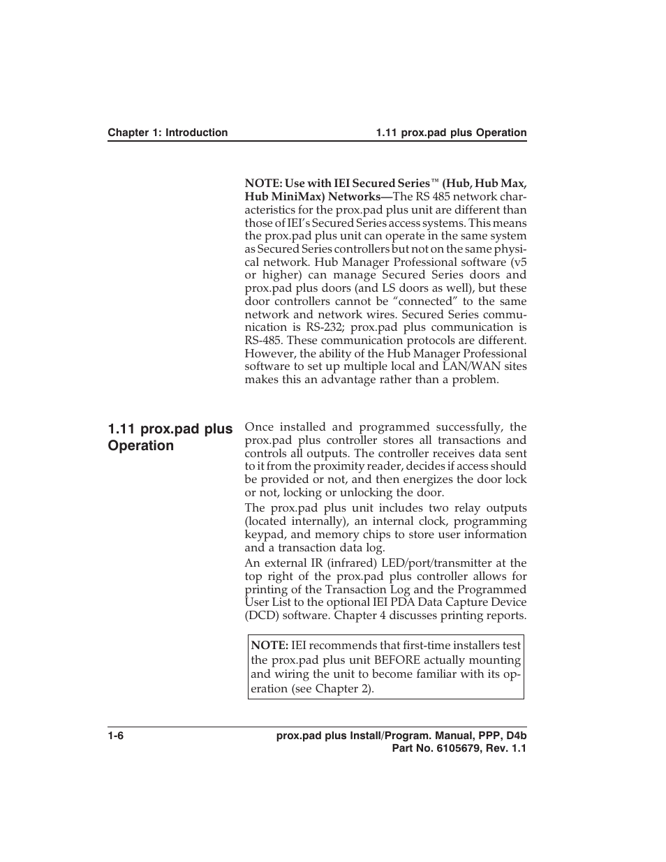 11 prox.pad plus operation | Detex DTX-4300 User Manual | Page 14 / 112