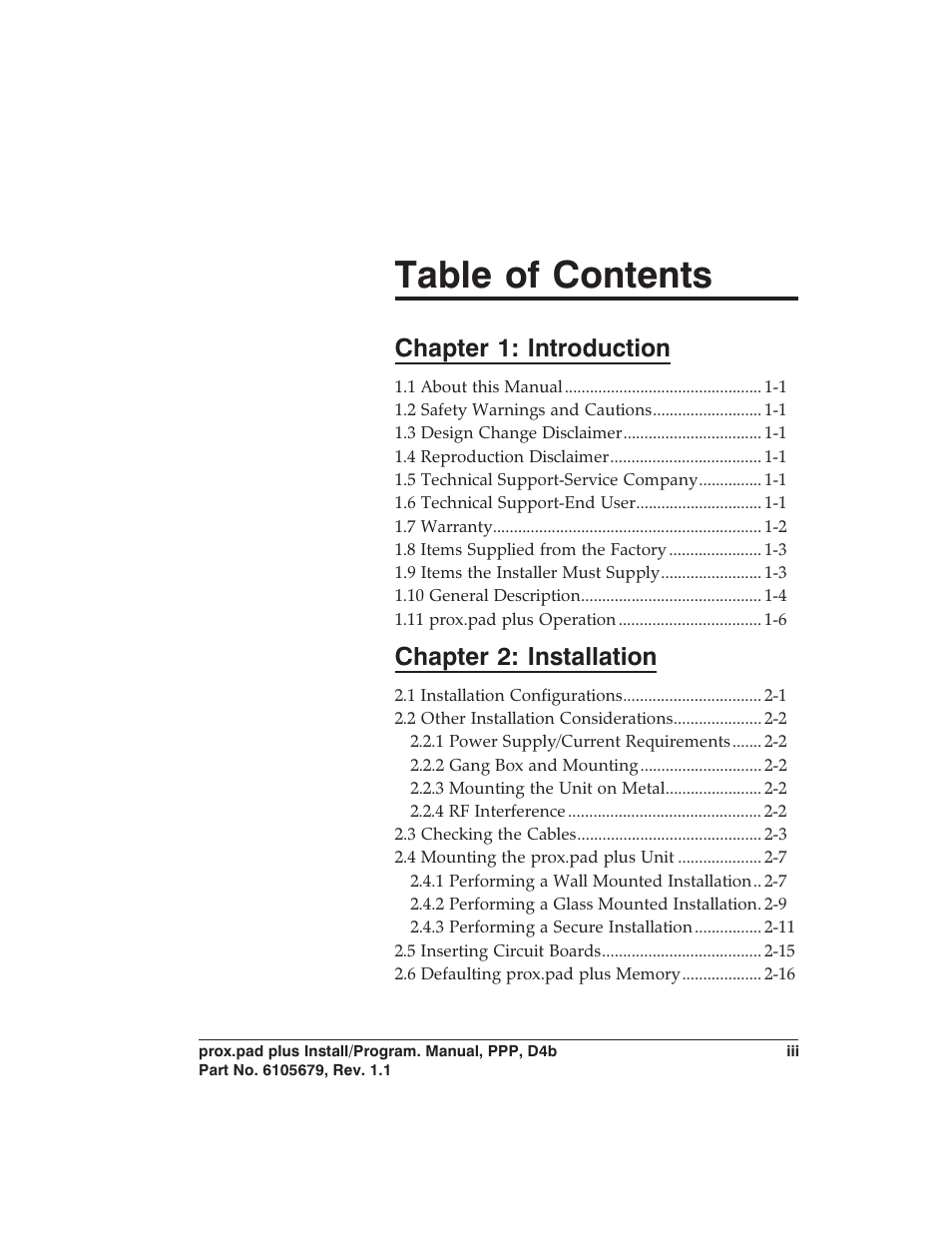 Detex DTX-4300 User Manual | Page 3 / 112