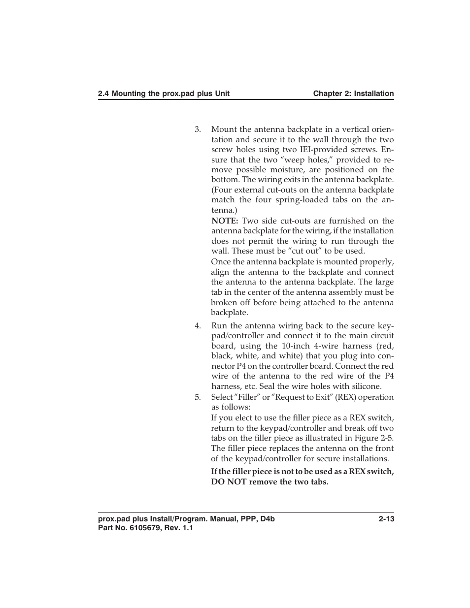 Detex DTX-4300 User Manual | Page 31 / 112