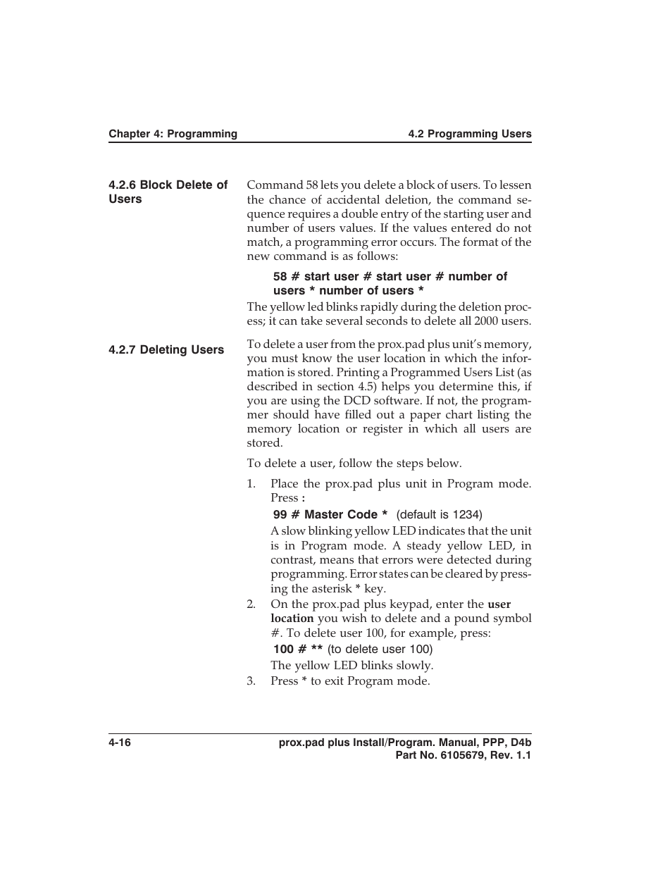 Detex DTX-4300 User Manual | Page 68 / 112