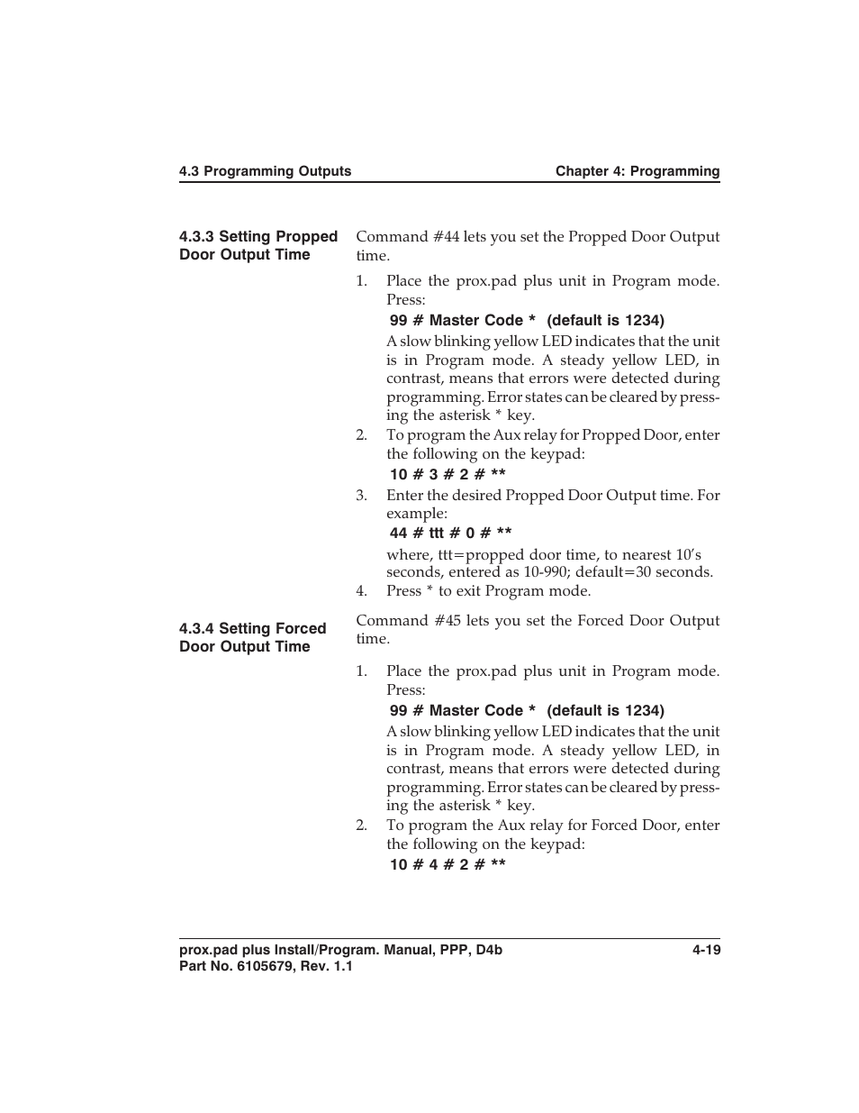Detex DTX-4300 User Manual | Page 71 / 112