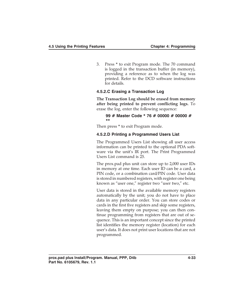 Detex DTX-4300 User Manual | Page 85 / 112