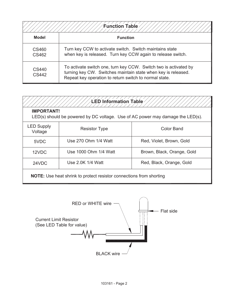 Detex CS-400 Maintain Models User Manual | Page 2 / 2