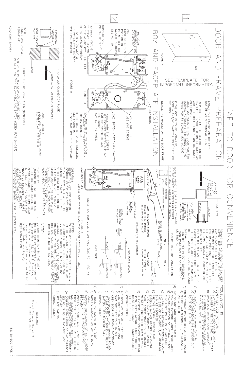 Detex EA-500 User Manual | Page 4 / 4