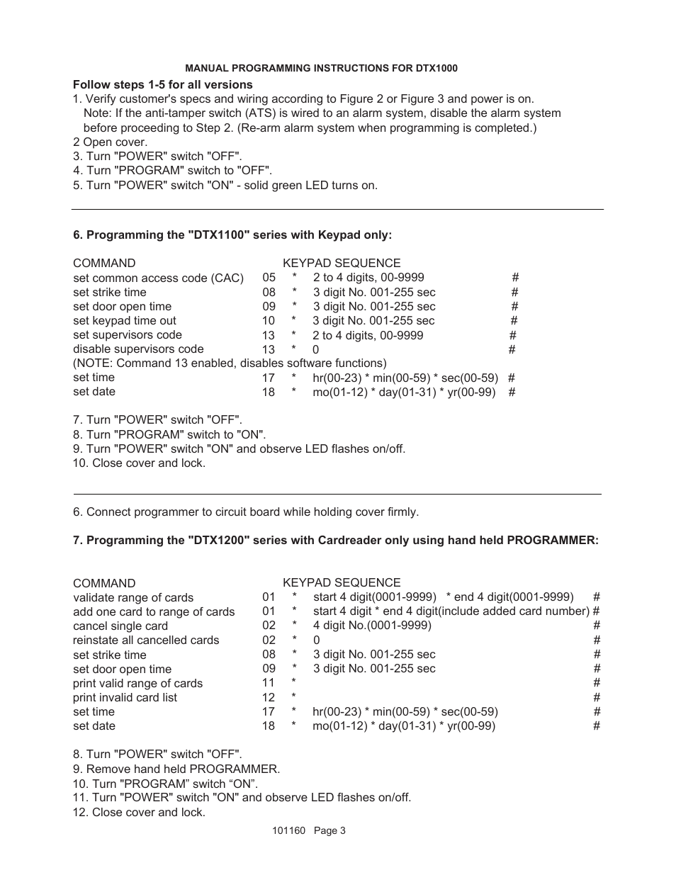 Detex DTX-1300 User Manual | Page 3 / 6