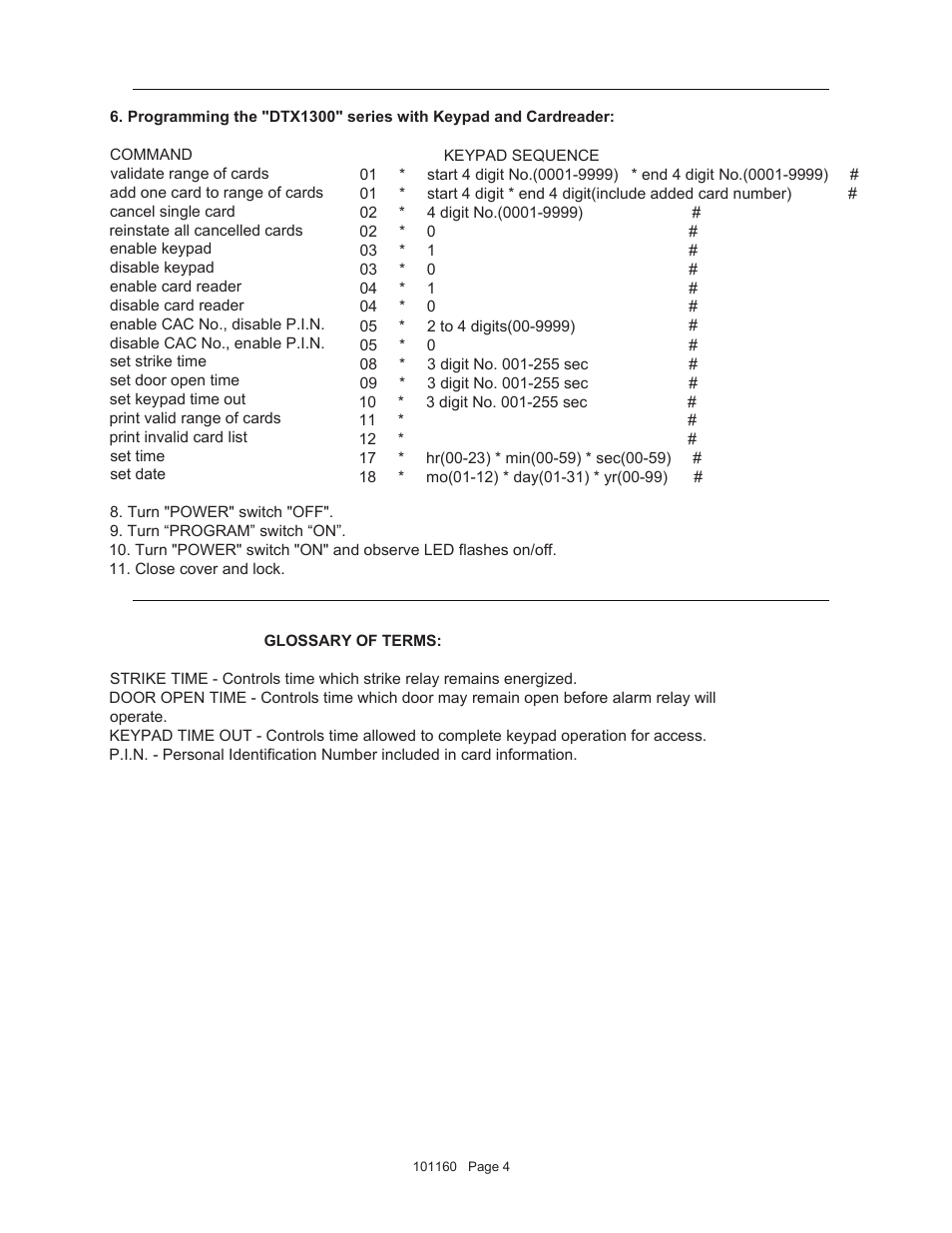 Detex DTX-1300 User Manual | Page 4 / 6