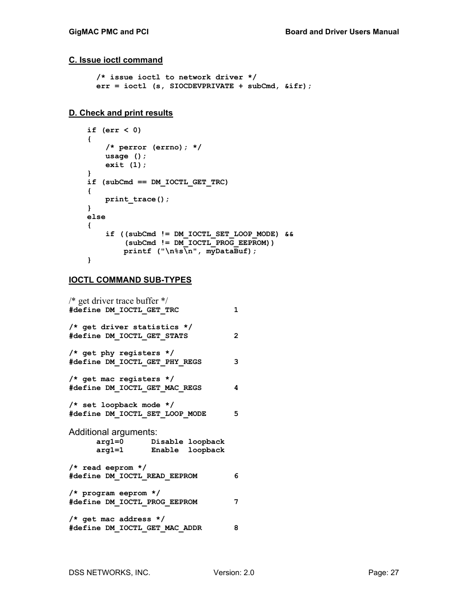 DSS Networks 5161 User Manual | Page 27 / 33