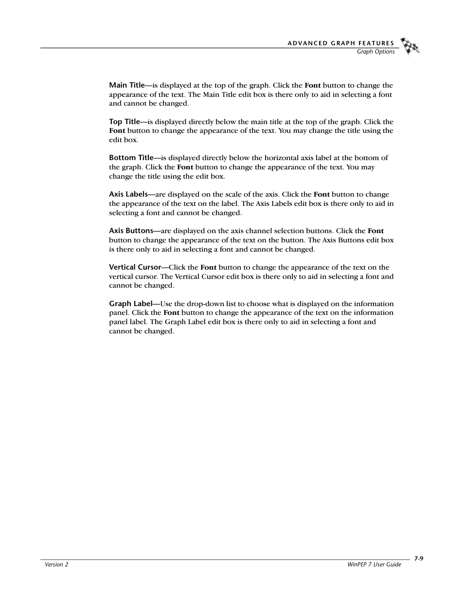 Dynojet WinPEP 7 User Manual | Page 105 / 170