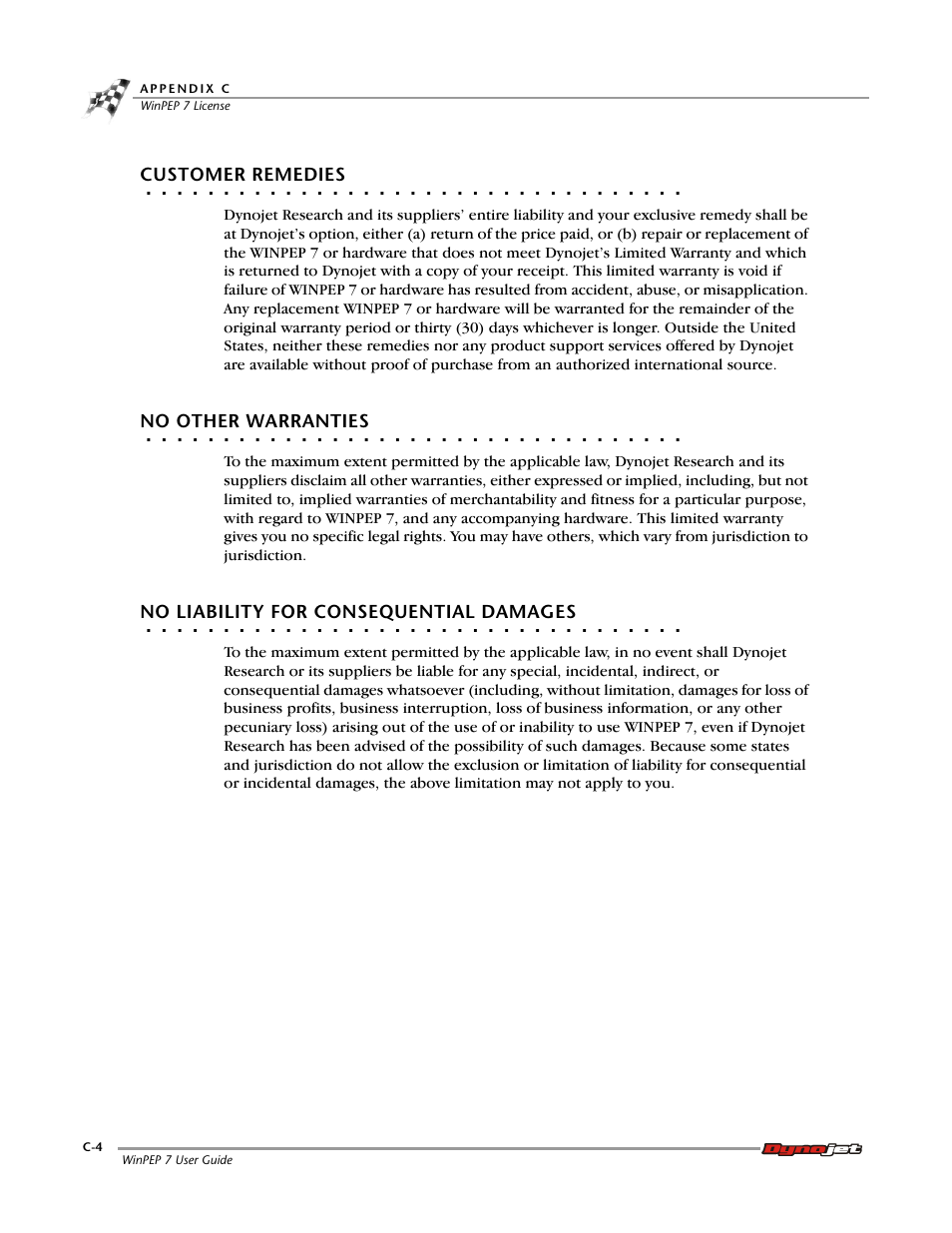 Dynojet WinPEP 7 User Manual | Page 122 / 170