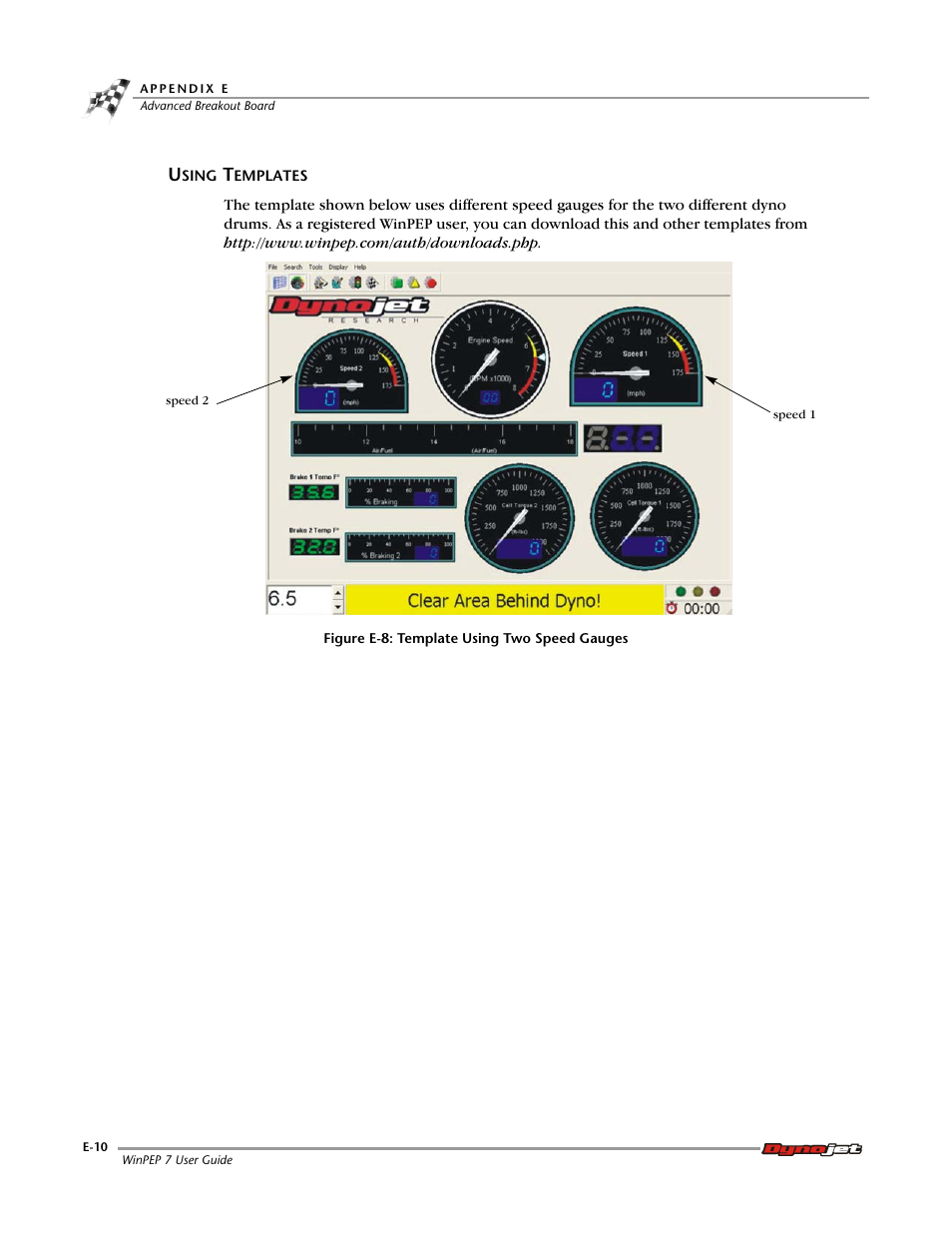 Using templates | Dynojet WinPEP 7 User Manual | Page 140 / 170