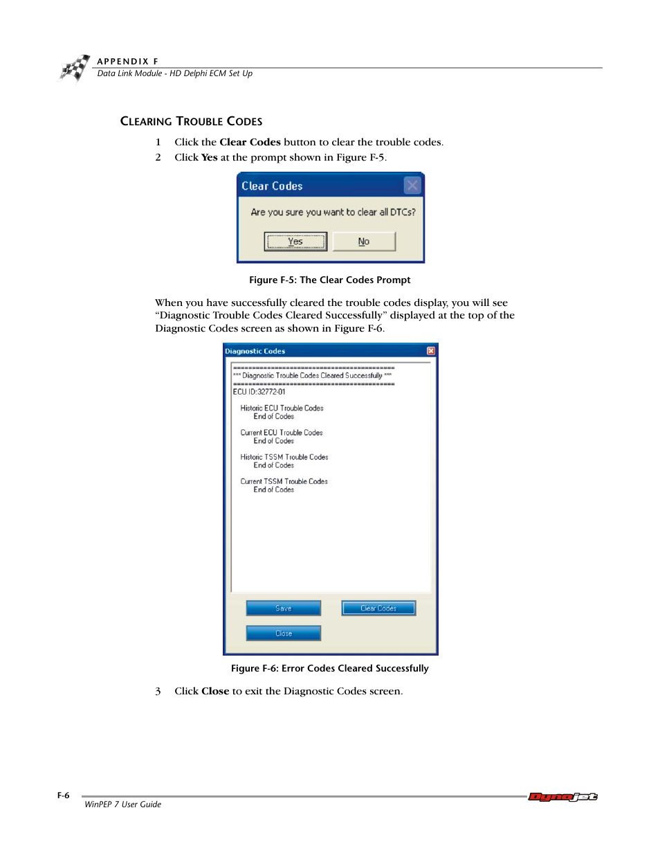 Clearing trouble codes | Dynojet WinPEP 7 User Manual | Page 148 / 170