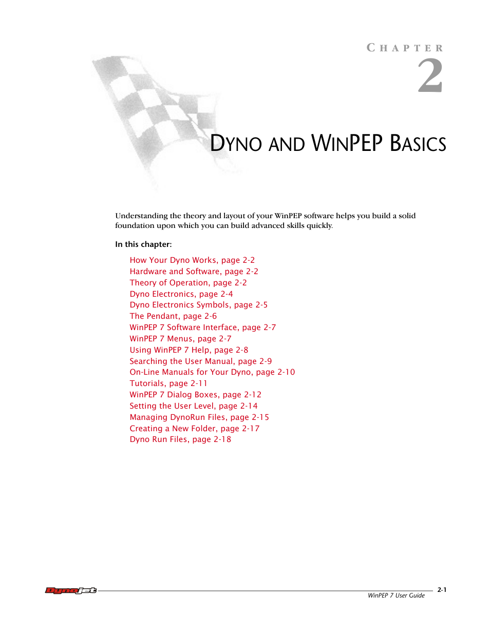 Dyno and winpep basics, Chapter 2, Pep b | Dynojet WinPEP 7 User Manual | Page 17 / 170