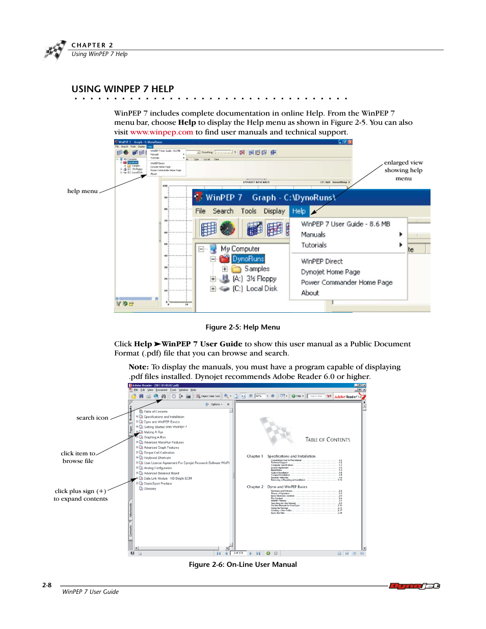 Using winpep 7 help | Dynojet WinPEP 7 User Manual | Page 24 / 170
