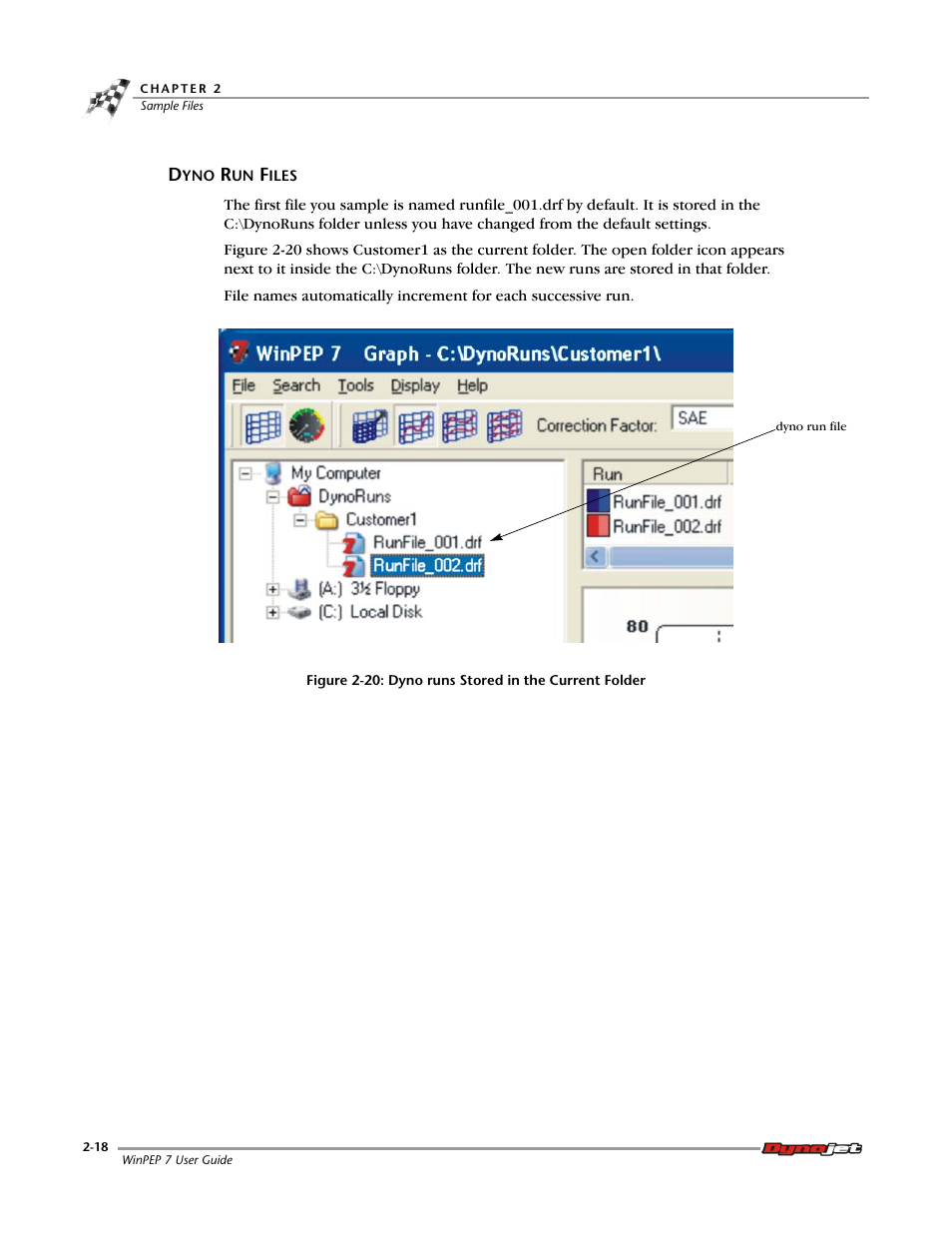 Dyno run files, Dyno run files -18 | Dynojet WinPEP 7 User Manual | Page 34 / 170