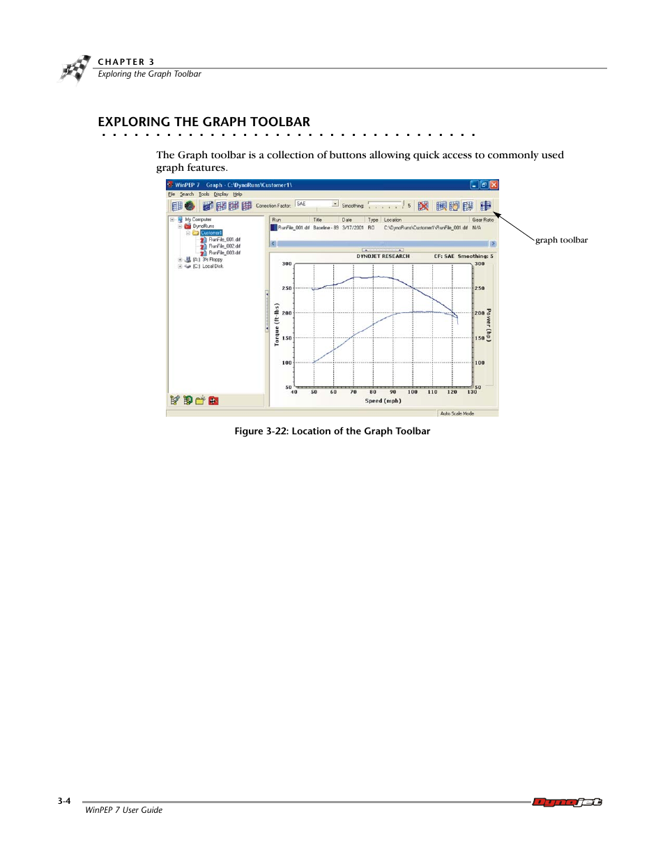 Exploring the graph toolbar | Dynojet WinPEP 7 User Manual | Page 38 / 170