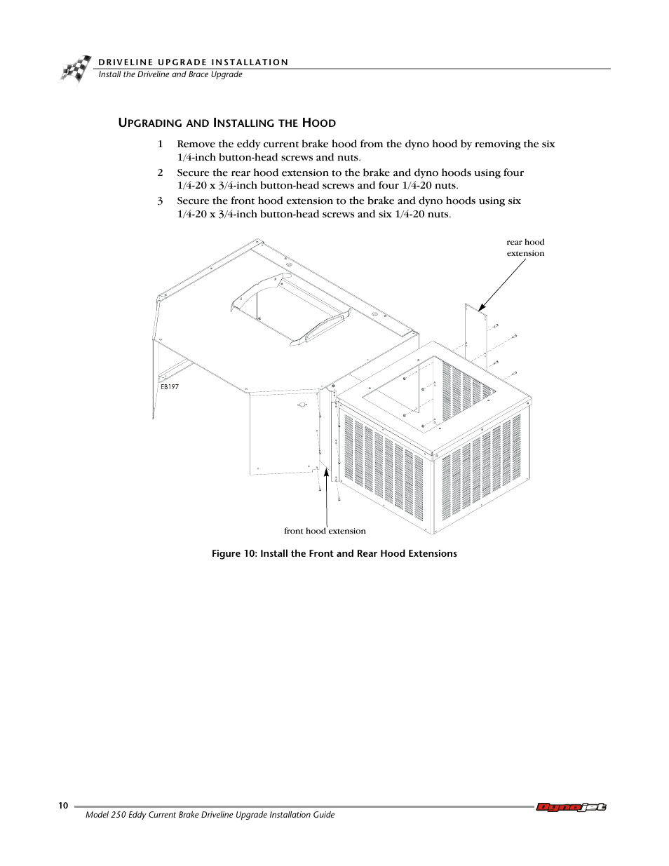 Dynojet 250: Eddy Current Brake Driveline Upgrade User Manual | Page 14 / 17