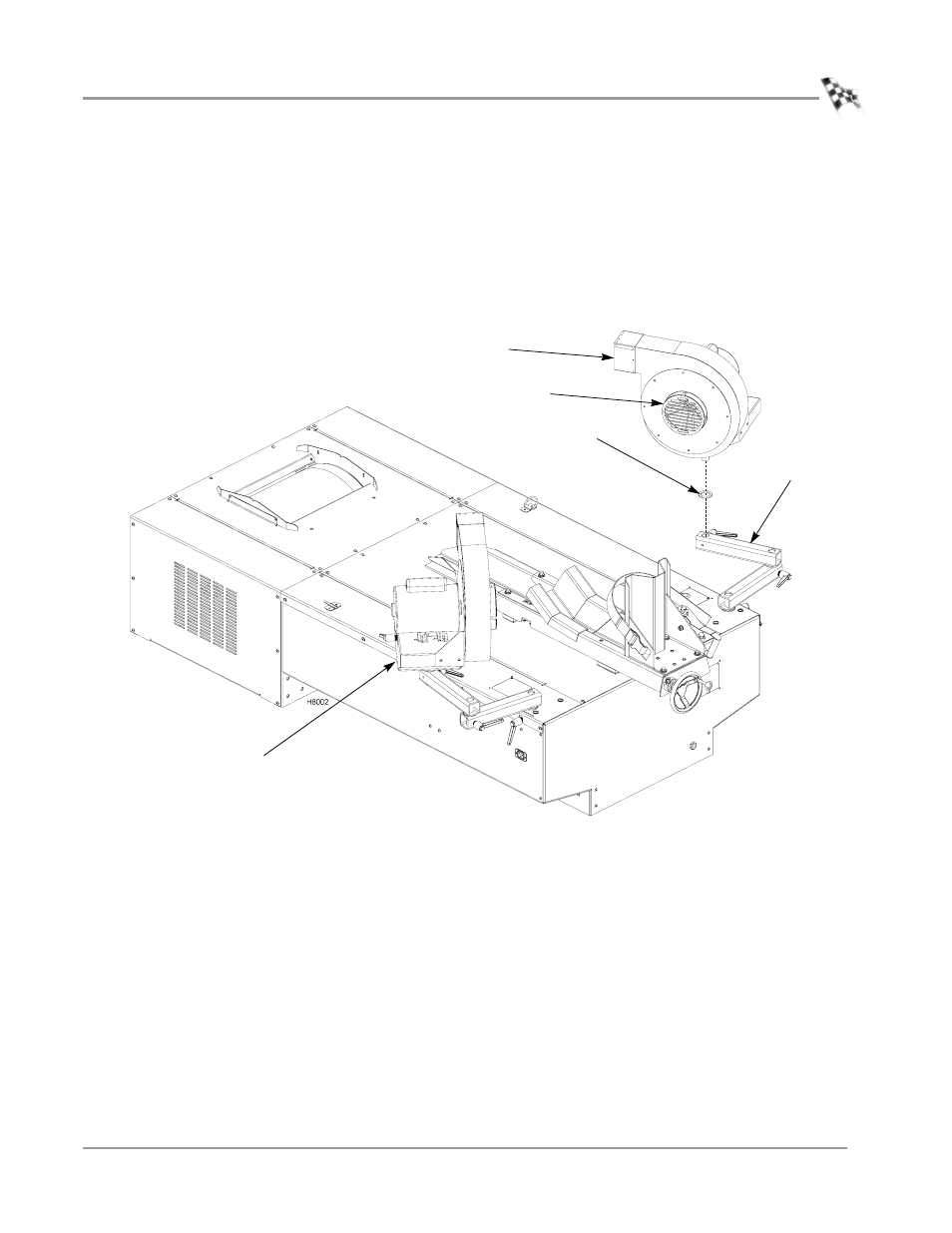 Installing the high pressure blower assemblies, Installing the high pressure blower assemblies -5 | Dynojet 200: High Pressure Blower User Manual | Page 9 / 20