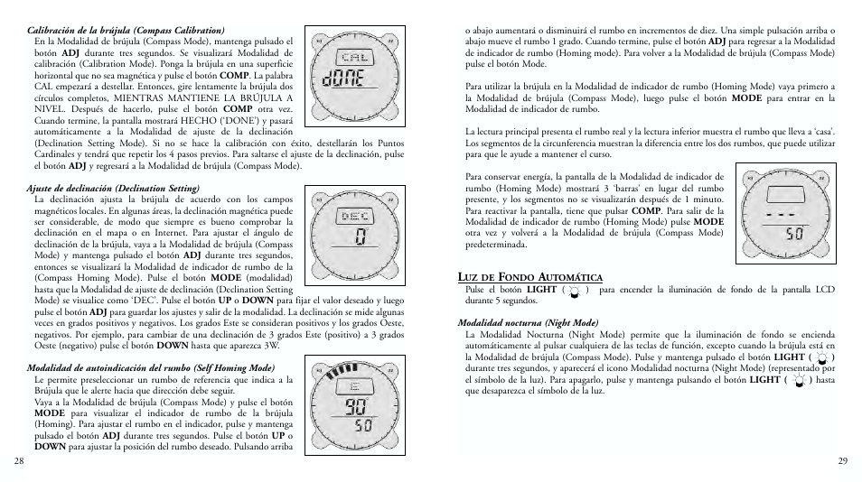Bushnell DIGITAL NAVIGATION 70-0001 User Manual | Page 16 / 33