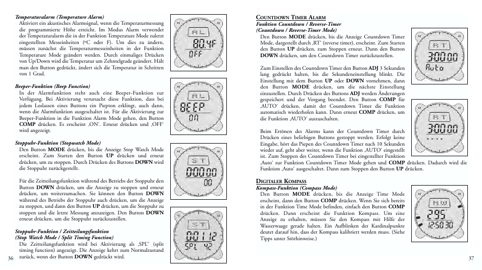 Bushnell DIGITAL NAVIGATION 70-0001 User Manual | Page 20 / 33