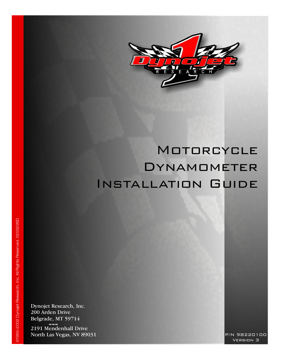 Dynojet 200: Installation Guide User Manual | 73 pages