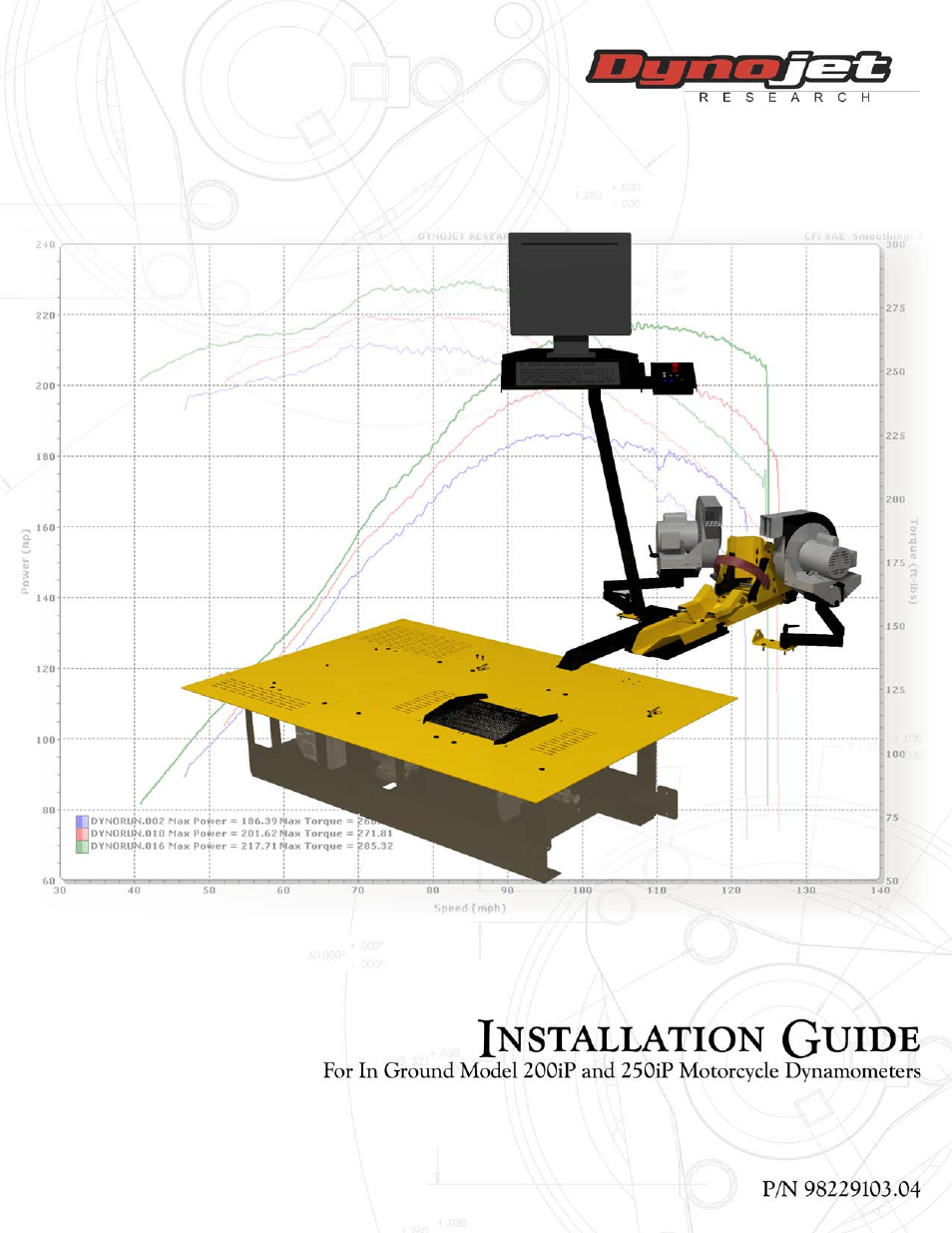 Dynojet 250i: Pit Installation Guide User Manual | 154 pages