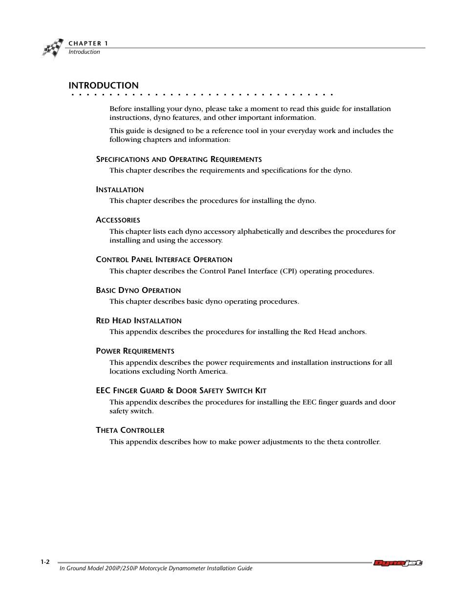 Introduction | Dynojet 250i: Pit Installation Guide User Manual | Page 12 / 154