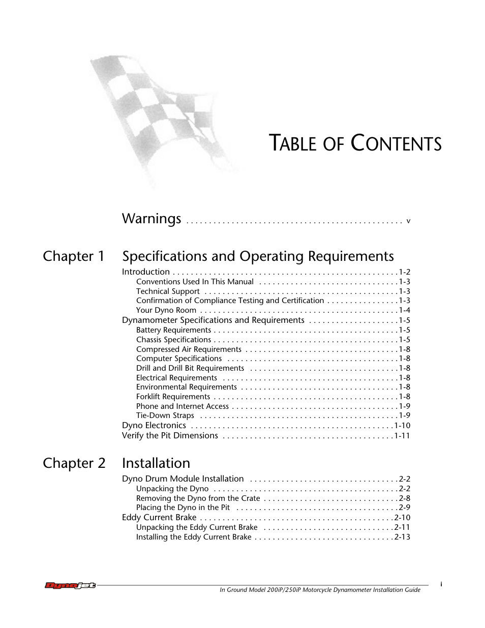 Dynojet 250i: Pit Installation Guide User Manual | Page 3 / 154