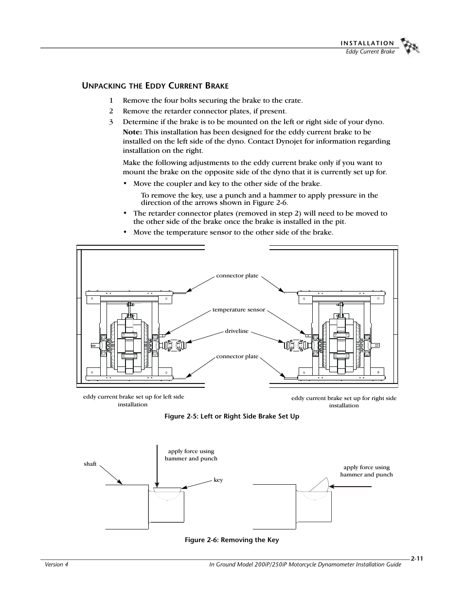Unpacking the eddy current brake | Dynojet 250i: Pit Installation Guide User Manual | Page 33 / 154