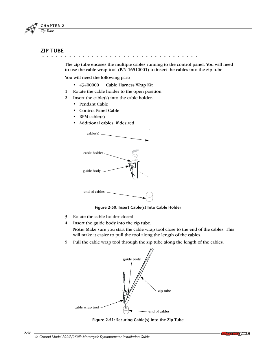 Zip tube | Dynojet 250i: Pit Installation Guide User Manual | Page 78 / 154