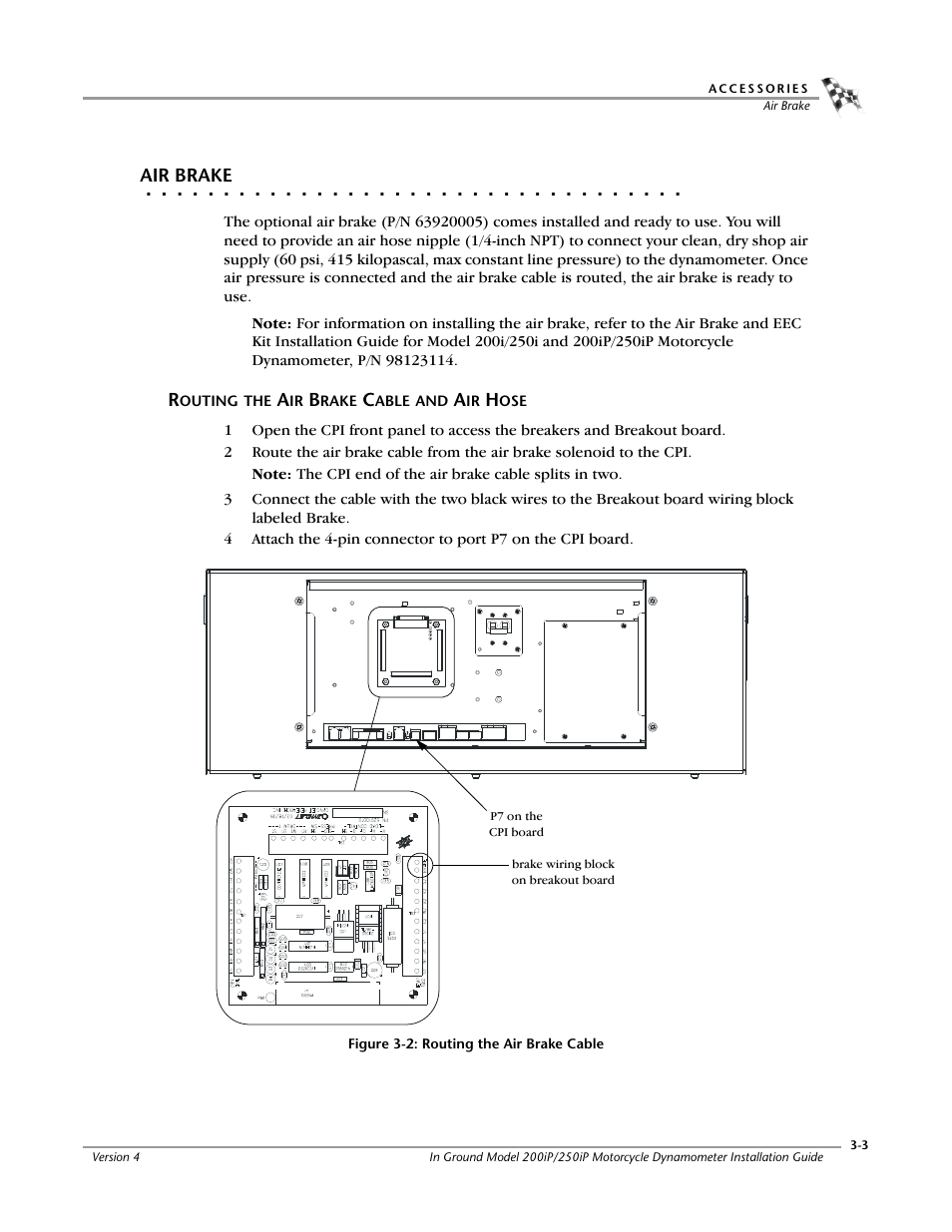 Air brake, Routing the air brake cable and air hose | Dynojet 250i: Pit Installation Guide User Manual | Page 81 / 154