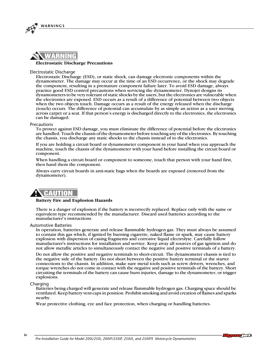 Dynojet 250ix: Pre-Installation Guide User Manual | Page 6 / 52