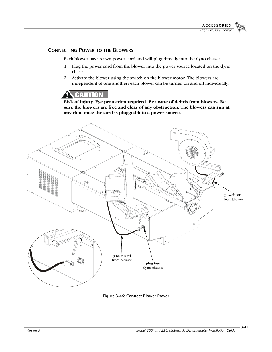 Connecting power to the blowers -41 | Dynojet 250i: Installation Guide User Manual | Page 107 / 184