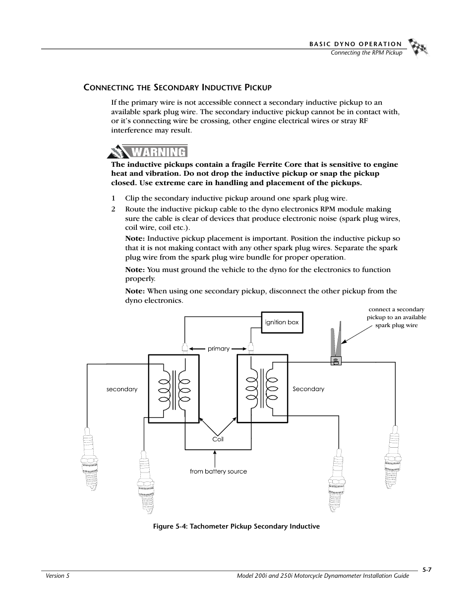 Connecting the secondary inductive pickup -7 | Dynojet 250i: Installation Guide User Manual | Page 135 / 184