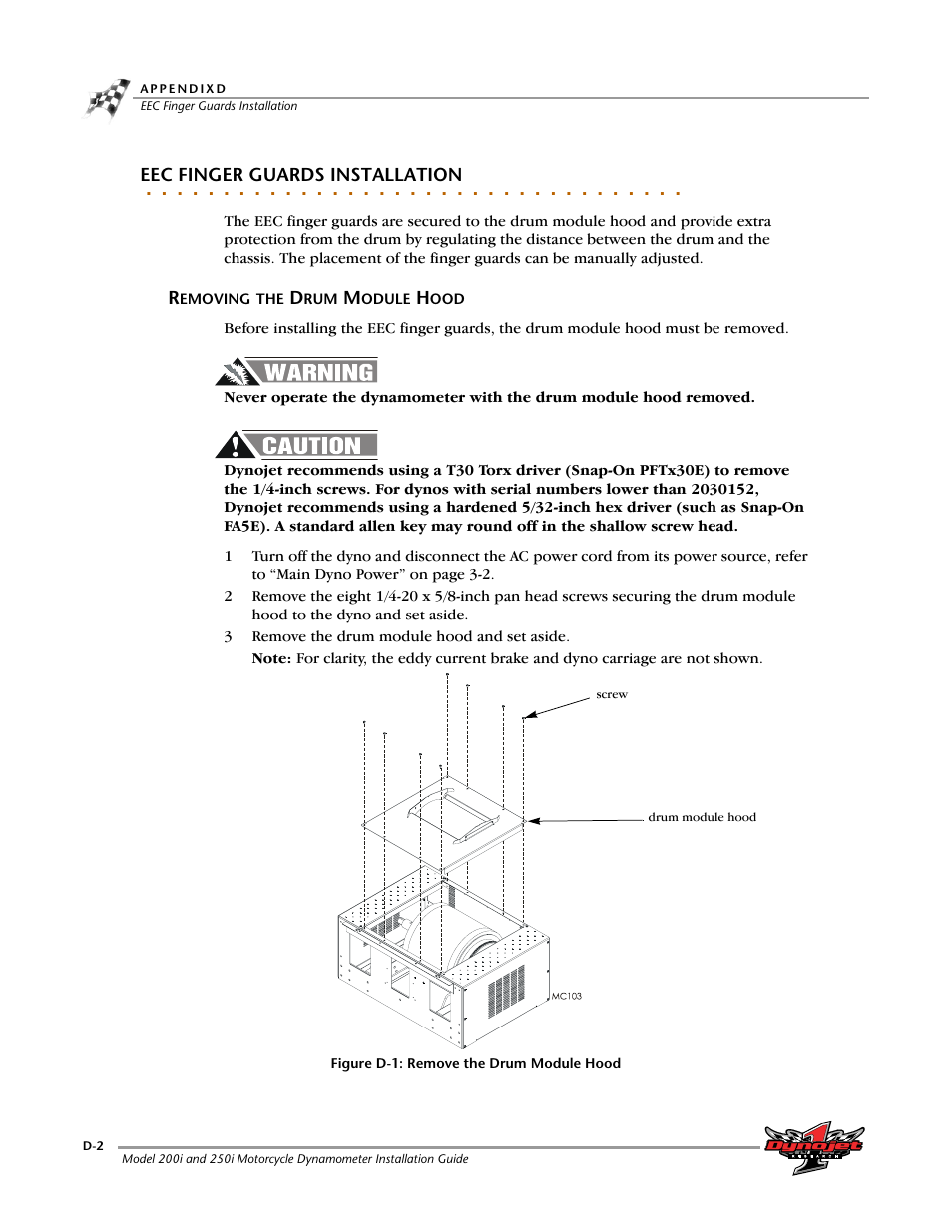 Eec finger guards installation | Dynojet 250i: Installation Guide User Manual | Page 162 / 184