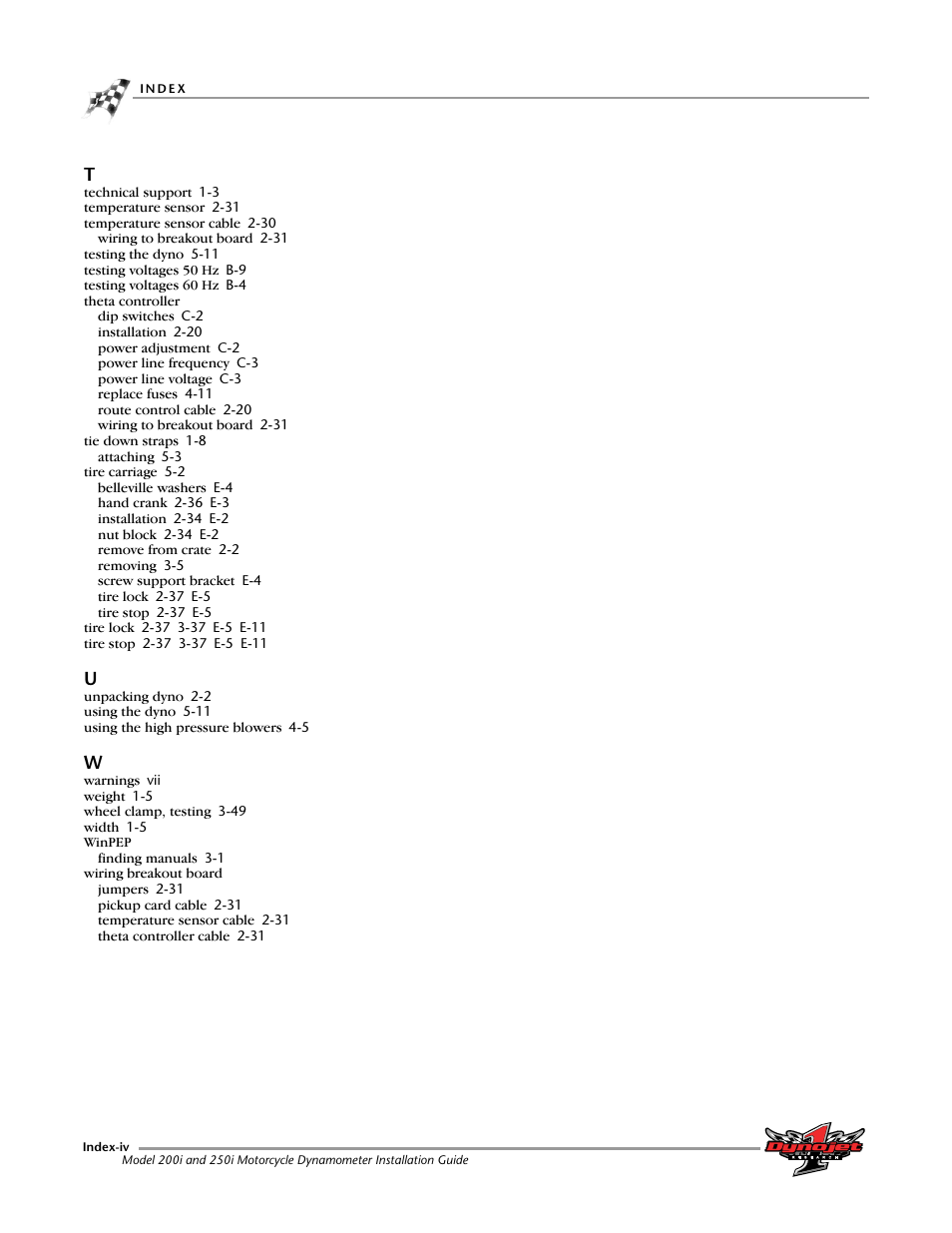 Dynojet 250i: Installation Guide User Manual | Page 184 / 184