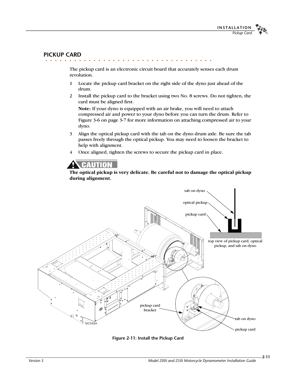 Pickup card | Dynojet 250i: Installation Guide User Manual | Page 33 / 184