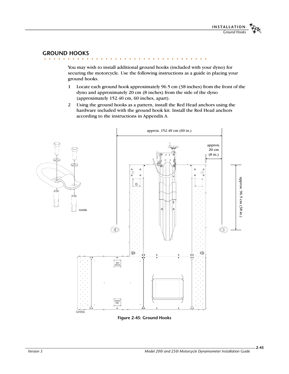 Ground hooks | Dynojet 250i: Installation Guide User Manual | Page 65 / 184