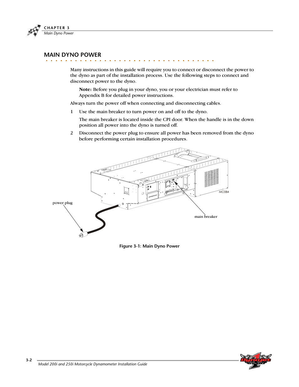 Main dyno power | Dynojet 250i: Installation Guide User Manual | Page 68 / 184