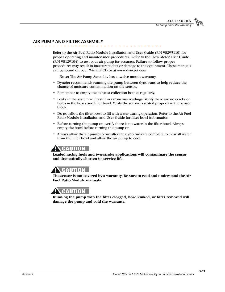 Air pump and filter assembly | Dynojet 250i: Installation Guide User Manual | Page 87 / 184