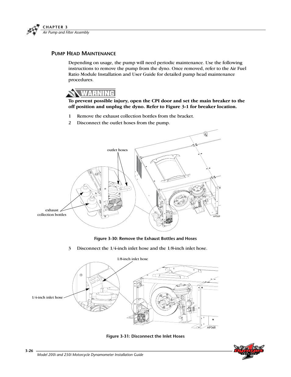 Pump head maintenance -26 | Dynojet 250i: Installation Guide User Manual | Page 92 / 184