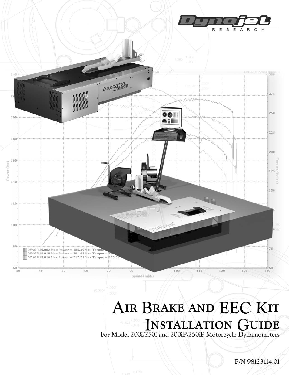 Dynojet 250iP: Air Brake and EEC Kit User Manual | 40 pages