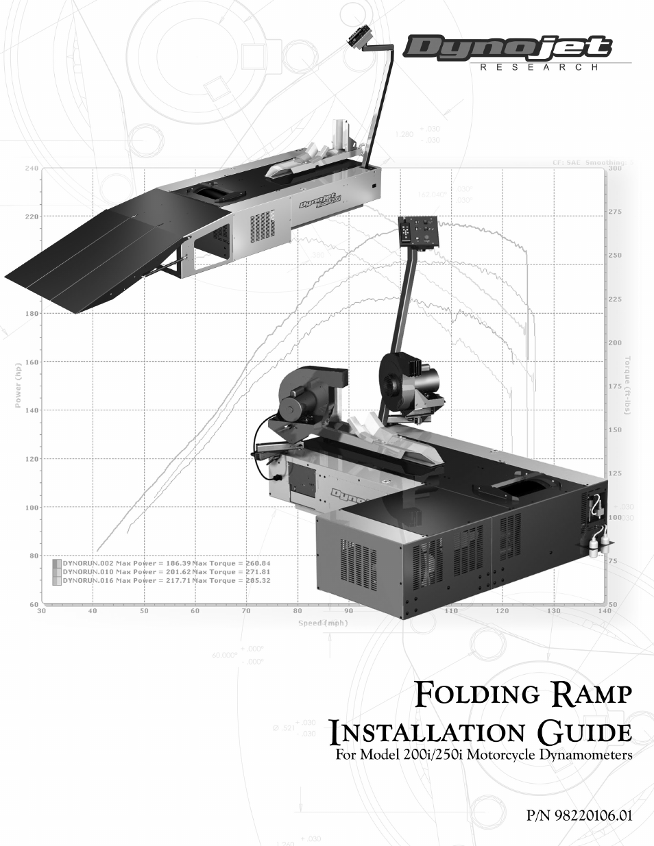 Dynojet 250i: Folding Ramp User Manual | 15 pages