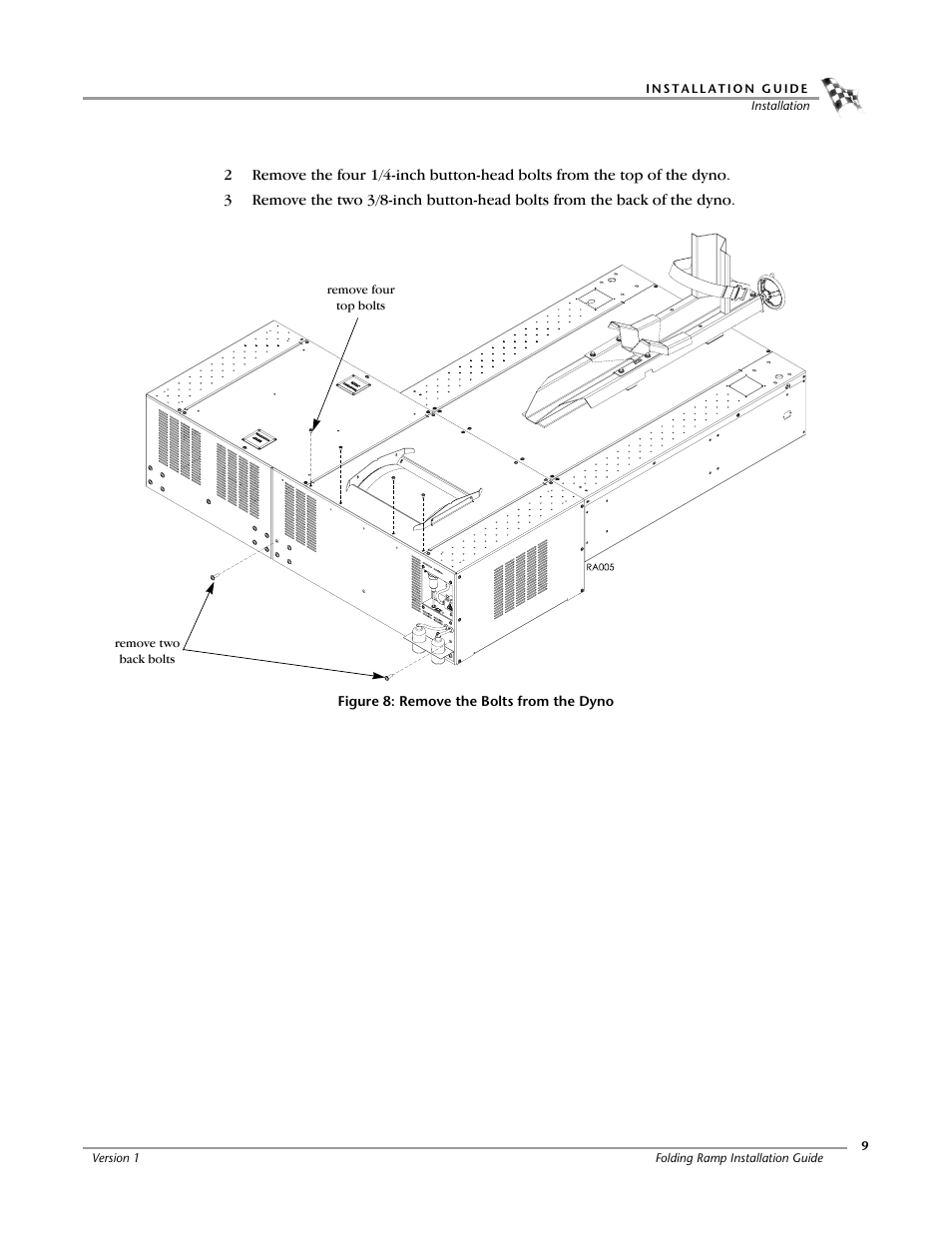 Dynojet 250i: Folding Ramp User Manual | Page 13 / 15