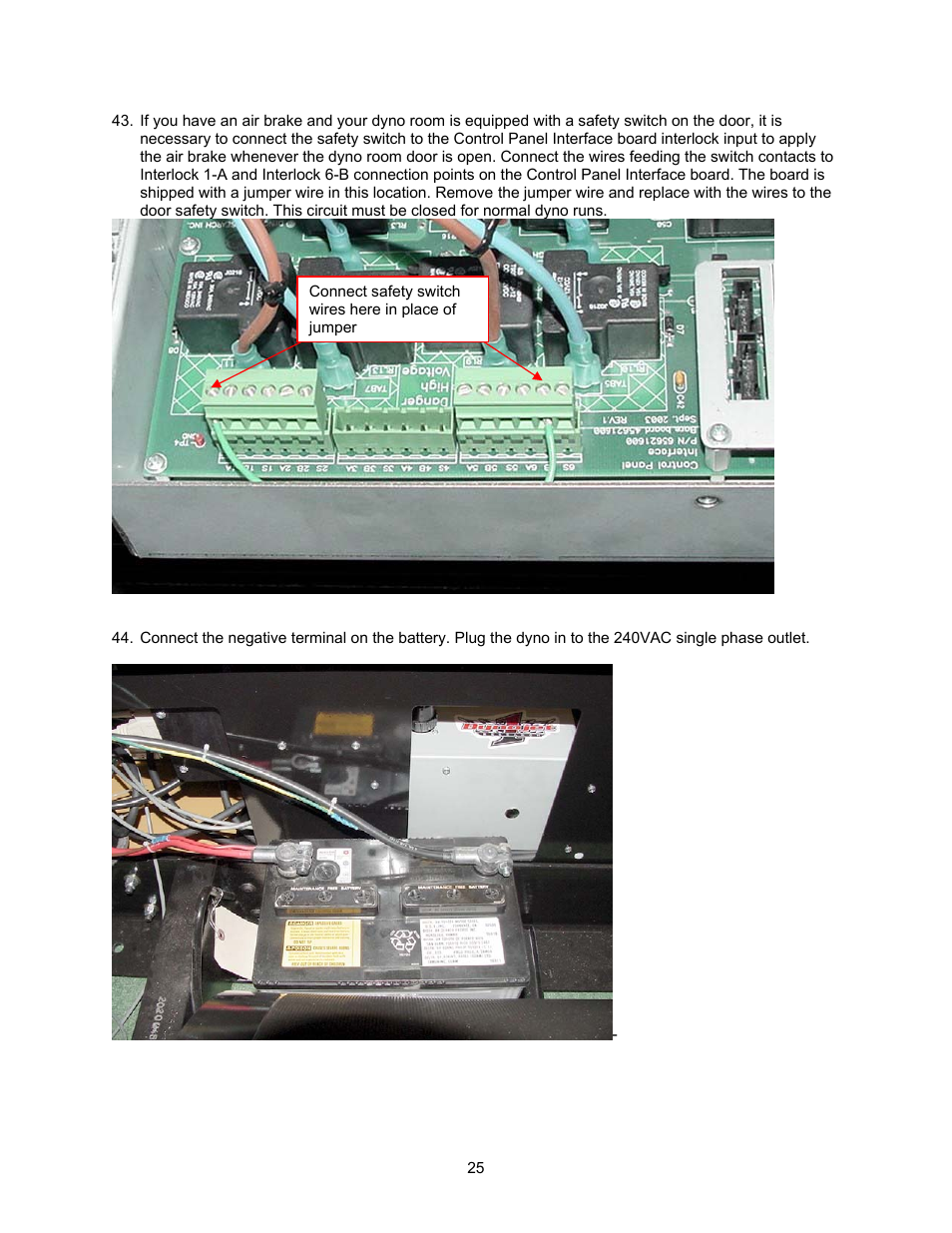Dynojet 250i: Control Panel Interface Upgrade (S/N 201xxxx) User Manual | Page 27 / 31