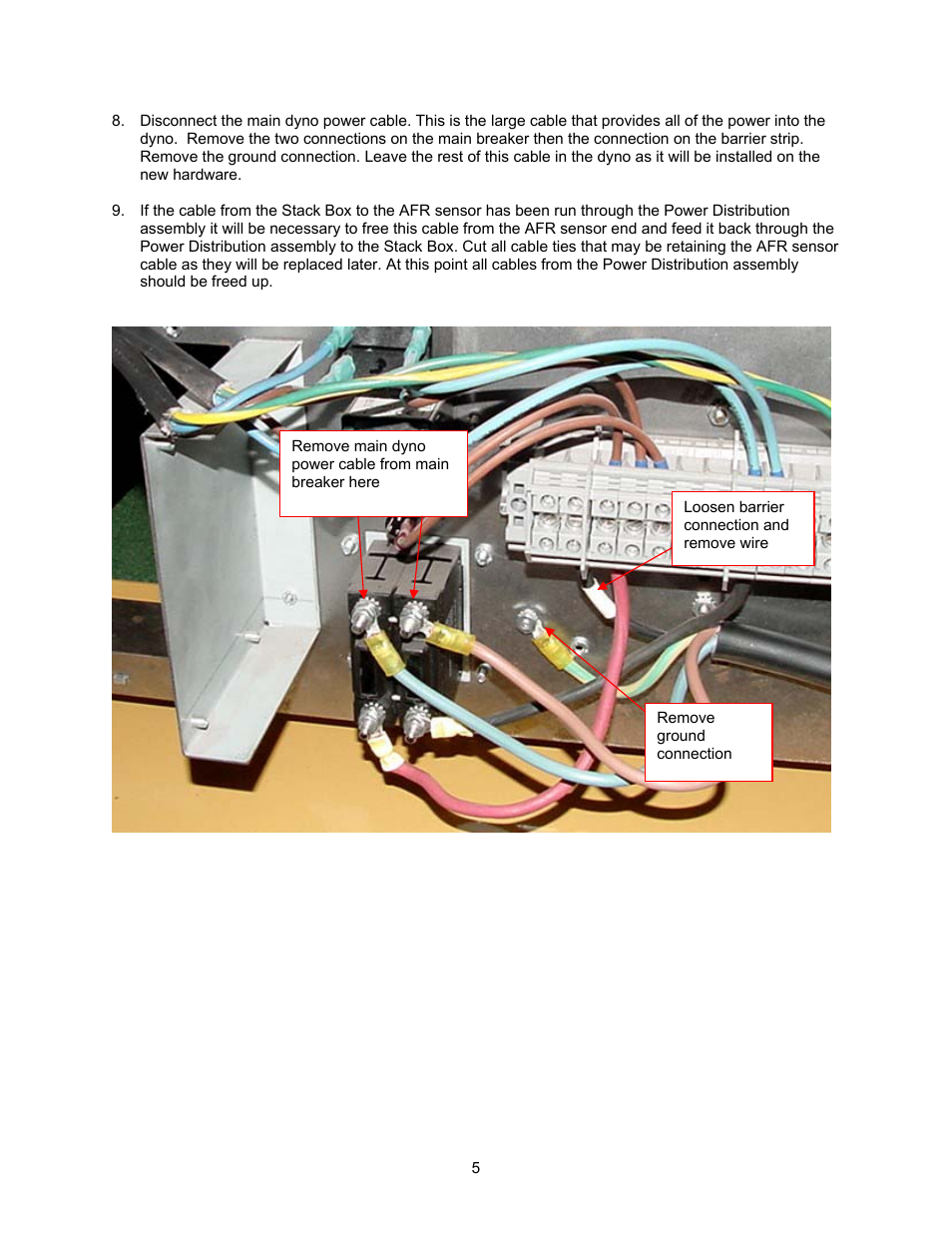 Dynojet 250i: Control Panel Interface Upgrade (S/N 201xxxx) User Manual | Page 7 / 31
